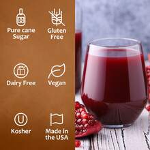 Syruvia Pomegranate Syrup - Premium Flavoring Syrup For Tea, Italian Sodas, Beverages, Desserts, Ice Cream, Cocktails & Mocktails - Kosher, Gluten Free - 25.4 Fl Oz. - 25.4 Fl Oz - View 4