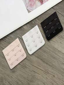 1/2/3/6件女士胸罩延长带，带3个挂钩和3排弹性胸罩肩带延长器