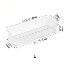 1 Pc Acrylic Desktop Organizer Display Box, Drawer Divider Storage Box, Multifunctional Vanity Makeup Cosmetic Organizer, Snack & Miscellaneous Storage Box Summer Necessity For Women Storage Organizer Gift Travel
