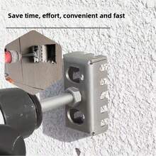 Quick Square Specialized Punching Machine, Wire Box, Electric Hammer Installation, Wall And Floor Double Slot Electric Tool, Slotting Machine, Anti Slip Handle, Time-Saving, Labor-Saving, Convenient And Fast. Electricians Prefer Durable Structure To Ensure Precise Drilling And Slotting. Suitable For Electricians, DIY Projects, And Home Renovation Equipment