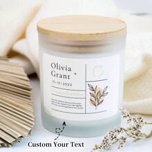 Custom Text Aromatherapy Candle Gift For My Mom, Personalized Mother's Day Gift, Personalized Wedding Gift, Mother In Law Gift, Mother Of The Bride, Gift From Son In Law, Mother Of The Groom, Custom Anniversary Candle, Gift For Lover, Apothecary Birthday Candle, Birthday/Christmas/New Year Gift For Friend,Graphic Print