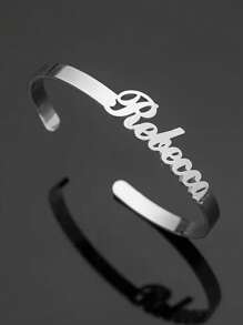 Individuell graviertes Armband aus Edelstahl für Damen - Retro Boho-Stil personalisierter Schmuck, geeignet für den täglichen Gebrauch und besondere Anlässe, Geburtstags- und Muttertagsgeschenk, Party-Accessoire, hochwertige Handwerkskunst, ein Muss für Fashionbegeisterte