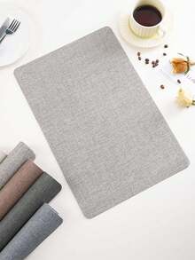 2 szt. Minimalistyczne tkane wielokolorowe podkładki ze skóry PU, zmywalne, łatwe do czyszczenia, zmywalne, antypoślizgowe, maty na stół jadalny, święta, wesela, dekoracje imprezowe - Wielokolorowe - Zobacz 16