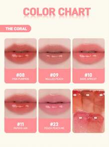 Rom&nd Brillo labial con efecto espejo Juice Mirror Water Gloss de la marca coreana Rom&Nd, bálsamo labial hidratante para estudiantes