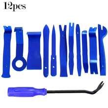 12pcs Car Radio Removal Tools Hand Tool Set Auto Door Clip Panel Trim Dash Audio Removal Installer Pry Repairing Tools Kit