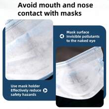 10pcs Mask Bracket Accessories, Breathing Insert Holder Frame, Keeps Mask From Touching Face, Solid Color PE (Polyethylene)