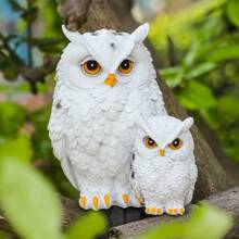 Charming Decor, Hand-Painted Resin Owl Statue - Bird Repellent For Garden, Lawn & Patio Decor Perfect Gift For Owl Enthusiasts