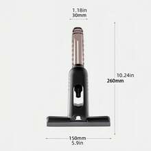 Mopa rociadora 2 en 1 con almohadillas de microfibra - Limpiador de pisos multiusos liviano para baldosas/madera, herramienta de limpieza de secado rápido para cocina, baño y vidrio, mopa de escritorio compacta con cubeta exprimible.