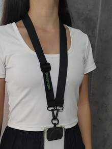 1 pieza Cordón ajustable de doble uso para hombro/cuello, resistente para exteriores, compras, viajes, senderismo, se ajusta a estuches de teléfono anchos, diseño de abeja - Multicolor - Ver 5