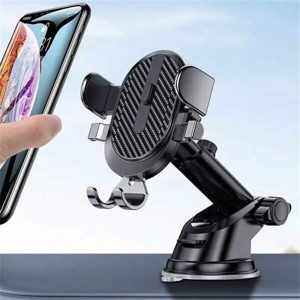 Suporte de Celular para Carro Rotativo 360°, Fixado no Difusor de Ar, à Prova de Choque, com Extensão, Suporte para GPS, Compatível com iPhone, Telefones Android, Presente para Aniversário, Família, Acessórios de Carro para Amigos