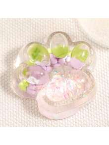 1pc High-Quality Realistic Fruit Series Cat Claw Squeeze Toy, Slow Rebound, Durable, Helps Relieve Stress For Children/Adults, Suitable As Gift For Children/Adults, Holidays/Halloween/Christmas, Interesting Toy For Boys/Girls, Easter Toy, Easter Gift, Easter Decor, Easter Basket Filler, Soft Squeeze Toy, Stress Relief Toy, Children Toy, Party Favor - Multicolor - View 5