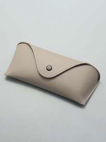 1pc Portable Leather Glasses Case PU Leather Soft Sunglasses Pouch Slim Case For Women Unisex Eyeglass Case Eyewear Accessories(5 Colors For Choose) Pink Travel Essentials Travel Accessories Vacation Summer Holiday Back To School - Multicolor - View 11