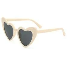 20pcs/Set Women Unique Heart-Shaped Decorative Glasses, Multi-Color Eyeglasses Fashion Accessories Suitable For Vacation, Costume Matching - Multicolor - View 5