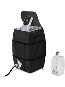 Waterproof & Dustproof Cover For Inflatable Hot Tub Heater Pump - Durable PET Material, Perfect For Winter Protection