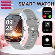 LOMAXFR 1.83-Inch Full Touch Screen Smart Watch, Call Reminder/Rejection, HD Voice Call, Multiple Sports Modes, Sports Data Tracking, Suitable For Outdoor Sports, Unisex Sports Watch, Clear Music Playback, Remote Control Photography, Easy To Wear And Use In Daily Life, Suitable For Holiday Gifts
