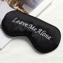 1pc Embroidered Silk-Like Blackout Sleep Mask, Adjustable Closure Travel Nap Silk Blindfold Eye Mask,School,Back To School,Travel,Travel Essentials,Home Essentials,Eye Mask,Sleep Mask - Multicolor - View 17