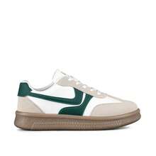 Tenis deportivos casuales para mujer con punta redonda, plantilla suave y suela resistente, cómodos para caminar y uso diario - Verde - Ver 8