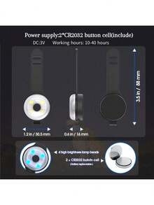 1pc Versatile Collar Light, 4-Mode Pet Collar Light Water Resistant,IPX6 Waterproof,Adjustable And Easy To Install For Night Walks With Your Pet-Universally Compatible With All Collar Sizes, Cycling, Mountain Climbing Available - Multicolor - View 7