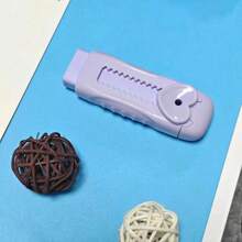 Cute Heart-Shaped Eraser Set, Durable ABS Material, Push-Pull Design, Lovely Macaron Colors, Suitable For Office And School Use