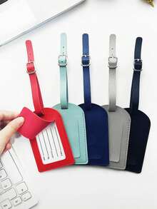 Luggage Tag For Cruise Ship Essentials, Cruise Luggage Tag Holder, PU Luggage Tags For Cruise Lines Travel Essentials ,For Travel Backpack Luggage Suitcase Travel Gear, Holiday Camping Holiday Essentials, Travel Accessories Card Holder Suitcase Tag Name Tag Card Sleeve Hanging Tag Pendant, Vacation Accessories Suitcase Tag For Luggage - Multicolor - View 1