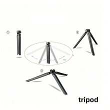 Anello luminoso da 10 pollici con supporto, luce led per selfie regolabile, anello luminoso alimentato tramite USB con treppiede e supporto per telefono, anello luminoso da tavolo, per registrazione video, live streaming, trucco, fotografia