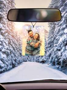 Customized Car Interior Accessories+Backpack Hanging Accessories For Both Use | Gift For Parents/Friends/Bridesmaids | HD Acrylic Permanent Storage Supports Customized Graphics And Text | Car Decoration/Wedding Souvenirs/Couple Souvenirs | High Transparency Acrylic Material - Multicolor - View 5