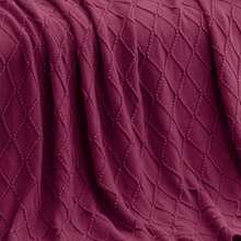 Casaisla Home Collection Bed Blankets & Towel Blankets - Hot Pink - View 2
