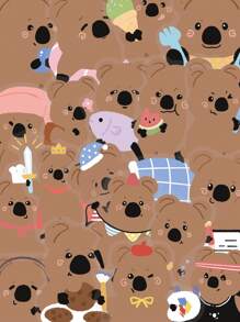 YWWBLD 50 buc Setonix Brachyurus autocolante PET cadou desene animate decorare album laptop bagaje chitară apă pahar telefon carcasă DIY Decal