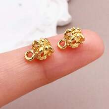 3/5/10 件保释珠，18K 镀金吊坠管珠持久连接珠保释管珠带环垫片散珠适用于欧洲手链吊坠珠宝制作