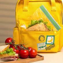 100 Count Reclosable Double Zipper Storage Bags In Clear Color For Keeping Food Fresh And Organized - Olive Green - View 4