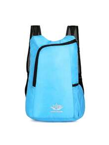 1pc New Ultralight Foldable Backpack, Versatile Travel Bag With Water Resistant Fabric