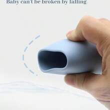 1 件可爱小巧婴儿杯，硅胶婴儿自饮水杯，防摔 - 彩色 - 查看 10