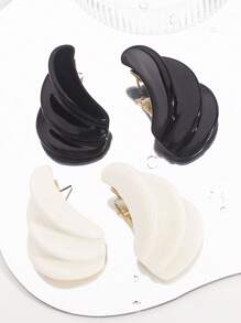 ZAA Simple Irregular Geometric Resin Earrings Summer New Product Beach Ocean Style Conch Earrings