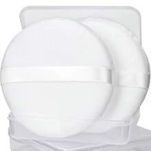 THE Owder Puff, 4.33'' Powder Puff For Body Powder,Large Body Powder Puff,Body Powder Puff And Container - 1 Count (Pack of 2) - 查看 2