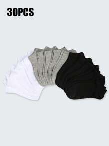 10/15 pares de calcetines cortos multicolor para mujer, calcetines tobilleros y calcetines de barco de corte bajo, calcetines invisibles para el verano