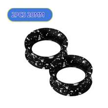 2 Stücke Silikon Ohrtunnel flexible Ohrplugs Stretcher Expander doppelt geflanscht Flesh Ohrpiercing Schmuck für Frauen und Männer