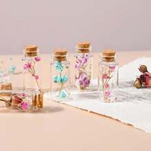 Glass Bottles With Cork 5/30/50Pcs 10ml Spell Jars Potion Bottles Halloween Decor Wish Bottles For BabyShower Wedding Favors Party Decoration DIY Art Storage Accessories