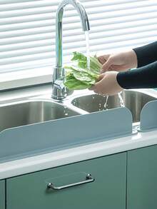 1 Peça Anteparo Respingos à Prova d'Água, Anteparo à Prova de Respingos e Óleo para Pia de Cozinha, Barreira de Água à Prova de Respingos para Fogão e Pia, Fácil de Instalar, Adequado para Cozinha, Banheiro, Dormitório e Oqueios de Água, Acessórios Domésticos, Acessórios de Cozinha, Itens Essenciais para o Lar, Protetor Contra Respingos de Cozinha, Itens Essenciais de Cozinha, Protetor Contra Respingos de Pia, Decoração de Cozinha