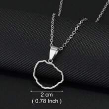 1pc Outline Spain Tenerife,La Gomera,La Palma,Gran Canaria,Fuerteventura,Catalonia,Ibiza,Minorca Map Necklaces Jewelry - Multicolor - View 18