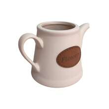 Ceramic Teapot Shaped Vase Decoration Ornament With Phrase - Color - View 3