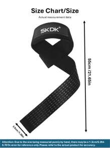 SKDK 1 Par de Muñequeras de Levantamiento de Pesas SKDK con Manijas Extras - Muñequeras de Malla para Fitness para Dominadas, Entrenamiento de Fuerza y Culturismo - Múltiples Colores, Esenciales para Culturismo | Muñequeras Ajustables | Soporte de Muñeca de Malla, Accesorios de Muñequeras de Levantamiento de Pesas para Gimnasio