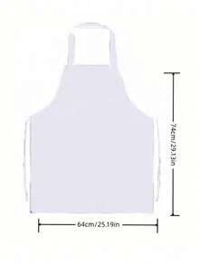 1/3/5件套，女士涤纶围裙，简约风格黑色带口袋围裙，加厚腰围裙，时尚家务厨房家居工作服，厨房用品 - 彩色 - 查看 3