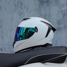 LVS Latest Dual Lens Motorcycle Helmet Modular Full Face Helmet, Unisex, Street Bike Helmet Capacity Approved