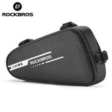 ROCKBROS Bike Triangle Bag Frame Bag Reflective Under Top Tube Storage Bag 1.2L - Multicolor - View 3