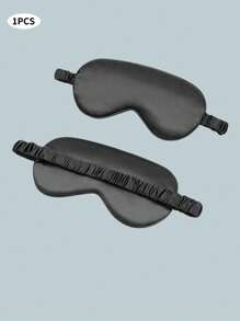 1 Stück schattierender Schlafaugenmaske, aus seidenähnlichem Material, angenehm kühl, entspannend, ermüdungslindernd, ideal für Mittagsruhe, Schlaf