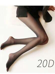 Women's Thin Tights Adult Thread 20 - Negro - Ver 3