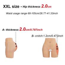 Unisex One-Piece Silicone Hip Lifting Shorts, Thickened Silicone Butt-Shaping Tights For Hip And Butt Enhancing, Create Confident And Unique Charm Effect