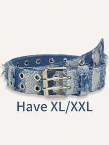 加大码 Y2K 波西米亚牛仔铆钉腰带，返校时尚配饰，适合连衣裙、牛仔裤、街头牛仔女郎、朋克、派对、音乐节、秋季、万圣节礼物