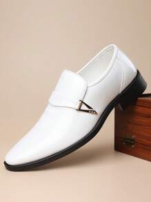 Zapatos de cuero con punta puntiaguda y deslizamiento formal de negocios para hombres, nuevos zapatos elevadores versátiles, transpirables, casuales, antideslizantes, ligeros y cómodos para el trabajo y la boda