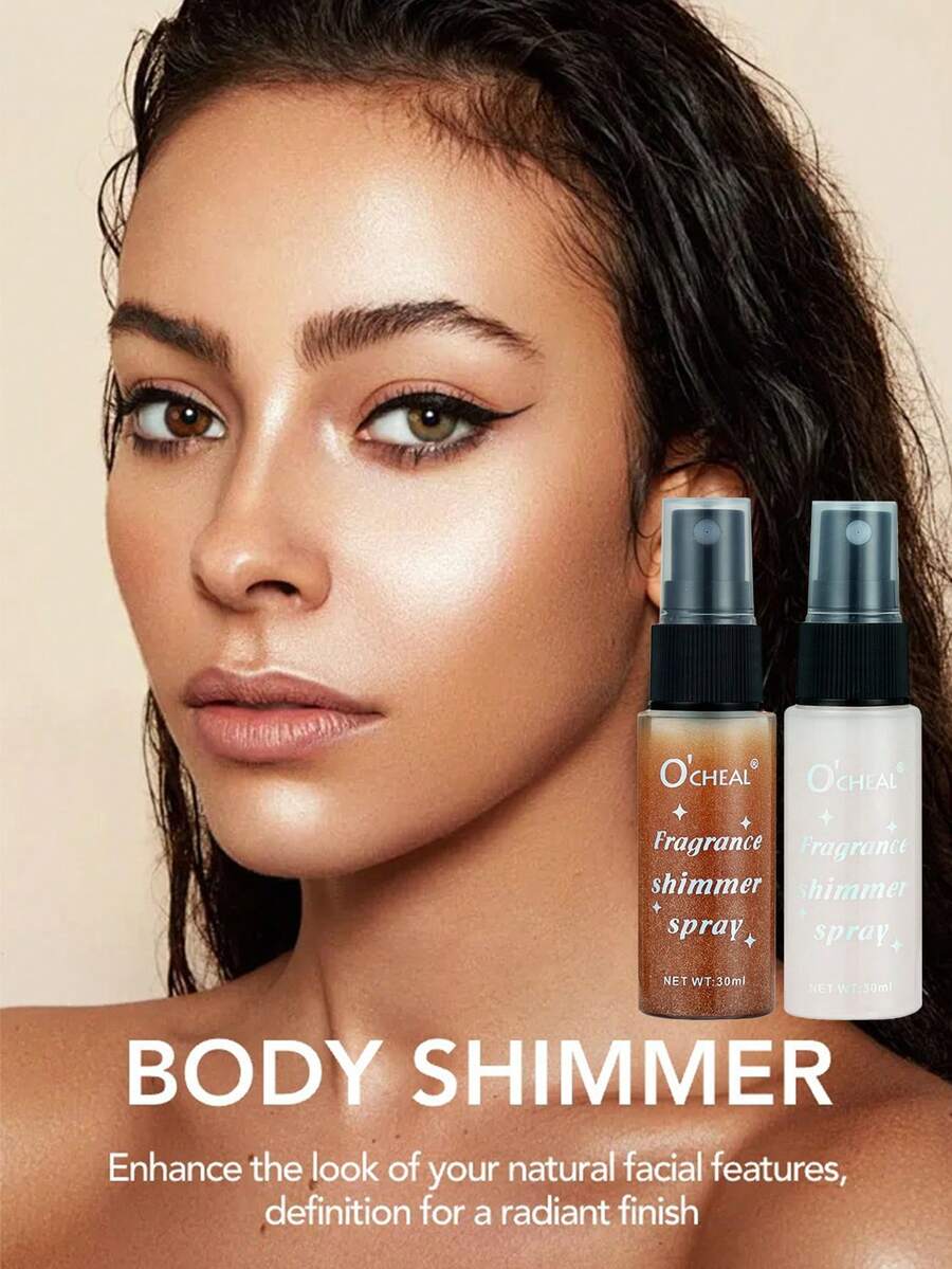 1 件珠光液体身体高光笔，可用于面部、锁骨和身体轮廓 - 彩色 - 查看 1